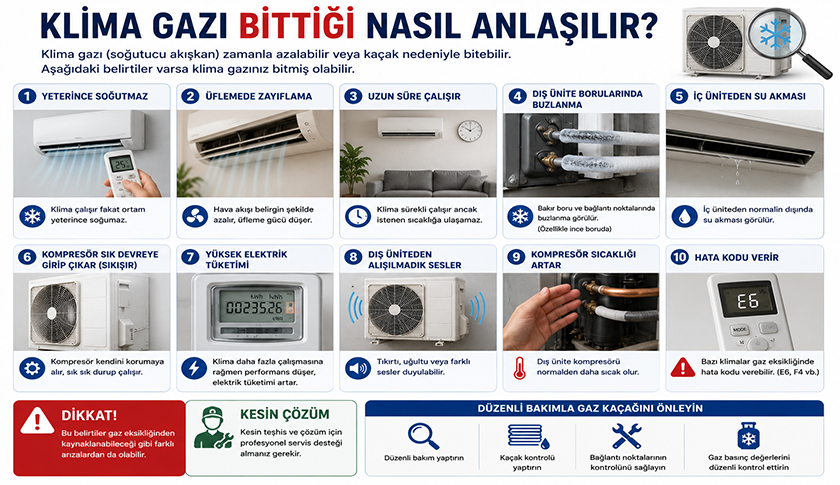 Klima Gazı Bittiği Nasıl Anlaşılır?